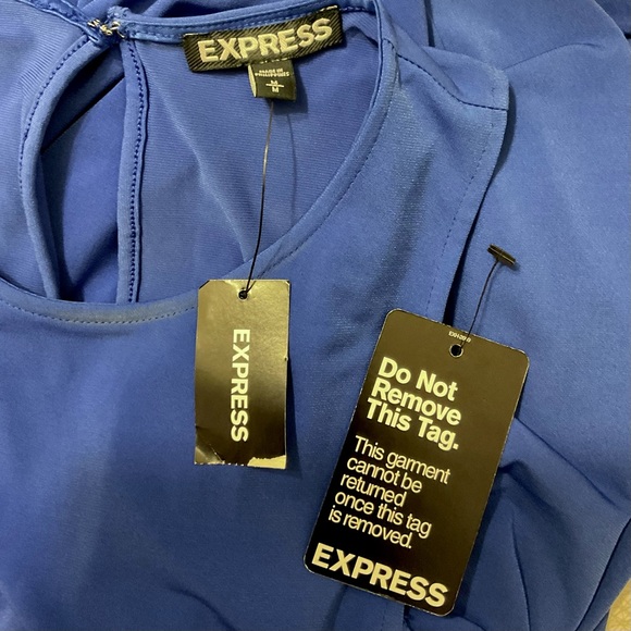 Express Blue Dress - Picture 3 of 3